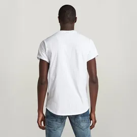 G-Star Lash Ribbed Kurzarm-T-Shirt White M
