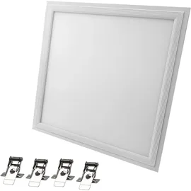 Energmix 295x295 mm 4 LED eckig Aluminium