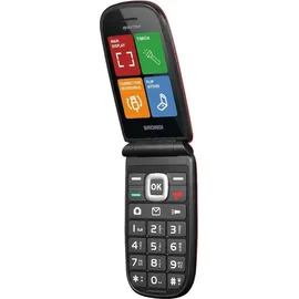 Brondi Raptor 2.8' Dual Sim Rapid Keys (2.80", 1.30 Mpx), Tastenhandy, Schwarz, Orange