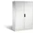 C+P Stahlschrank Stahl lichtgrau 120,0 x 60,0 x 195,0 cm 4 Fachböden 3 Schubladen abschließbar