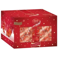 LINDT Schokolade, Lindt Baumbehang Lindor Weihnachten Vollmilch-Schokolade Packung 500g