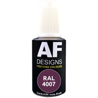 Alex Flittner Designs Lackstift RAL 4007 PURPURVIOLETT stumpfmatt 20ml Reparaturstift Acryl Retuschierlack Reparaturlack Holz Metall Möbel Bad