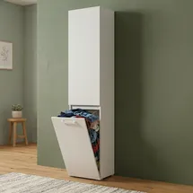Dmora Agapanto Mehrzweck-Kleiderschrank 45 x 37 x 195 cm Weiß