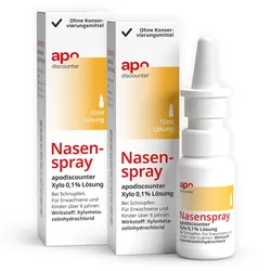 Xylometazolin 0,1 % Nasenspray o.K. von apodiscounter