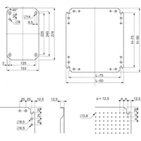 Schneider Electric NSYMF32 Montageplatte Mikroperf.