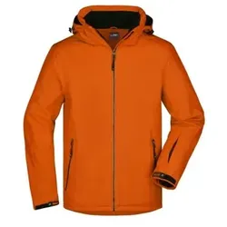 Herren Wintersport Jacke JN1054, dunkel-orange, Größe XL - XL