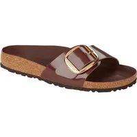 Birkenstock Madrid Big Buckle Natural Leather Patent Schmale Weite EU 41 - 41 EU Schmal