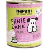 napani Bio Menü für Hunde Ernte Dank 800 g Dose