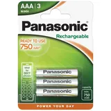 3x Micro Akku AAA Panasonic speziell für DECT schnurlos Telefon bis zu 1600x WOW