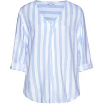 LASCANA Schlupfbluse Damen weiß-hellblau Gr.44