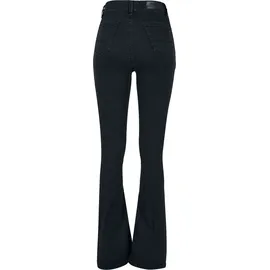 URBAN CLASSICS Super Stretch Bootcut Jeans Black Stone Washed 30