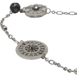 Firetti Lange Kette »Figaro Blume« Firetti metallfarben