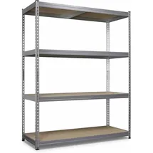 Ironside Steckregal Holz/Metall 190 x 150 x 60 cm beige