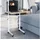 Homcom Beistelltisch Höhenverstellbar Weiße Ahornfarbe 60 x 40 x 68-78 cm