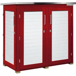 Weka Geräteschrank Garten [Q] Teras-schwedenrot