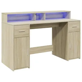 vidaXL Schreibtisch Sonoma Eiche braun