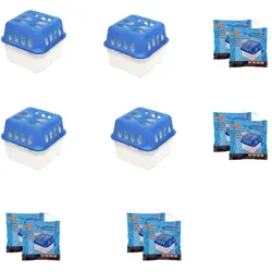 4 Stück Innenraum Raumentfeuchter Luftentfeuchter Nachfüllpack 400g