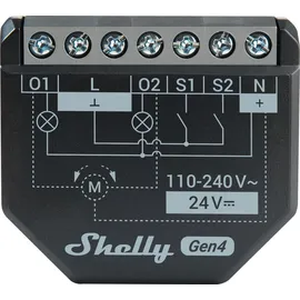Shelly 2PM Gen4 Relais - (+12 Monate GRATIS Shelly Premium)