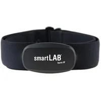 smartLAB hrm W Herzfrequenzmesser | EKG genaue pulsgurt mit Brustgurt mit Bluetooth und ANT+ Kompatible mit Garmin Wahoo Polar Apple Watch RUNTASTIC PRO STRAVA TomTom ENDOMONDO, Schwarz