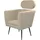 Hofmann Living And More Loungesessel Polyester 72 x 95 x 67 cm Beige höhenverstellbar