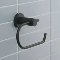 Duravit D-Code Papierrollenhalter, Accessoires, schwarz matt