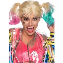 Rubies Perruque Harley Quinn Kostümzubehör Damen Eine Größe