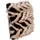 Kare Kissenbezug Glammer 45 x 45 cm Braun