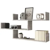 Selsey Kassi Bücherregal 55 x 119 cm Beton