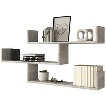 Selsey Kassi Bücherregal 55 x 119 cm Beton