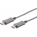 ShiverPeaks Optisches HDMI Kabel, 4K 60Hz, schwarz 15 m