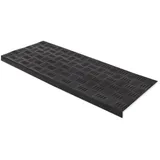 Karat Gummi Stufenmatte Madras für den Außenbereich Antirutschmatte mit Klebestreifen 25 x 65 cm