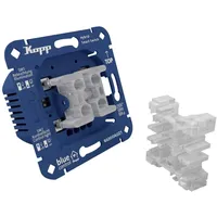 Kopp Blue-control Hybrid-Smart-Switch: Serienschalter 2-Kanal, 4-Draht