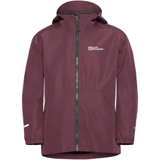 Jack Wolfskin Kinder Iceland 3in1 Jacke (Größe 140, lila)