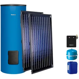Buderus Logaplus S69 Flachkollektor 4,0 kW inkl. SM300B-C Speicher 4,74 m2