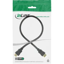 InLine High-Speed-HDMI-Kabel mit Ethernet 0,5m (17055P)