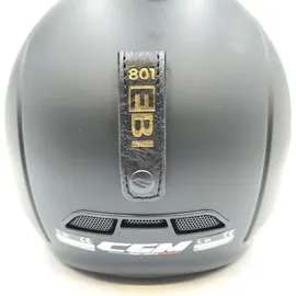 CGM 801v Ebi Vintage Stadthelm - Erwachsene skihelm, Mattschwarz, L