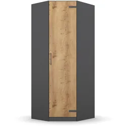 rauch Eckkleiderschrank »Butte« - 85x72x197cm - grau - Holz / Holz
