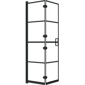 vidaXL Faltbare Duschkabine ESG 80x140 cm