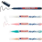 edding Manga Acrylstifte-Set farbsortiert 1,0 - 2,0 mm, 1 Set