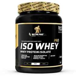 Iso Whey PRO - Whey Protein Isolat 600g - Keks mit Sahne Geschmack