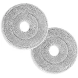 Clean Maxx Bodenwischer Ersatz Tücher 2er Set grau/weiß