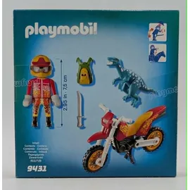 Playmobil The Explorers Motocross-Bike mit Raptor 9431