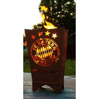 FC Bayern Feuertonne/Feuerfaß/Feuerkorb ** Rost **