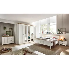 Sconto Drehtürenschrank Toneo 265 x 215 x 60 cm Weiß