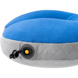 Cocoon U-Shaped Down Nackenkissen true blue/grau 33 x 27 x 12 cm
