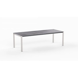 Tisch Etna Edelstahl - 80 x 80 cm Dekton ceppo