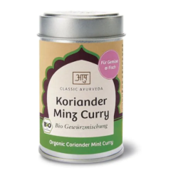 Classic Ayurveda Bio Koriander Minz Curry Gewürzmischung 50 g