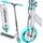 core action sports CORE CG1 Stunt-Scooter Park H=81cm Silber Gebürstet / Türkis