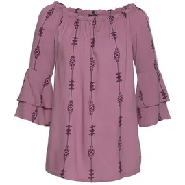 LASCANA Carmenbluse lila 46
