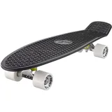Ridge PB-27-Black-White Skateboard, Black/White, 69 cm